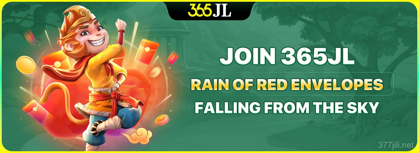 Join 365JL Rain of red envelopes Falling from the sky